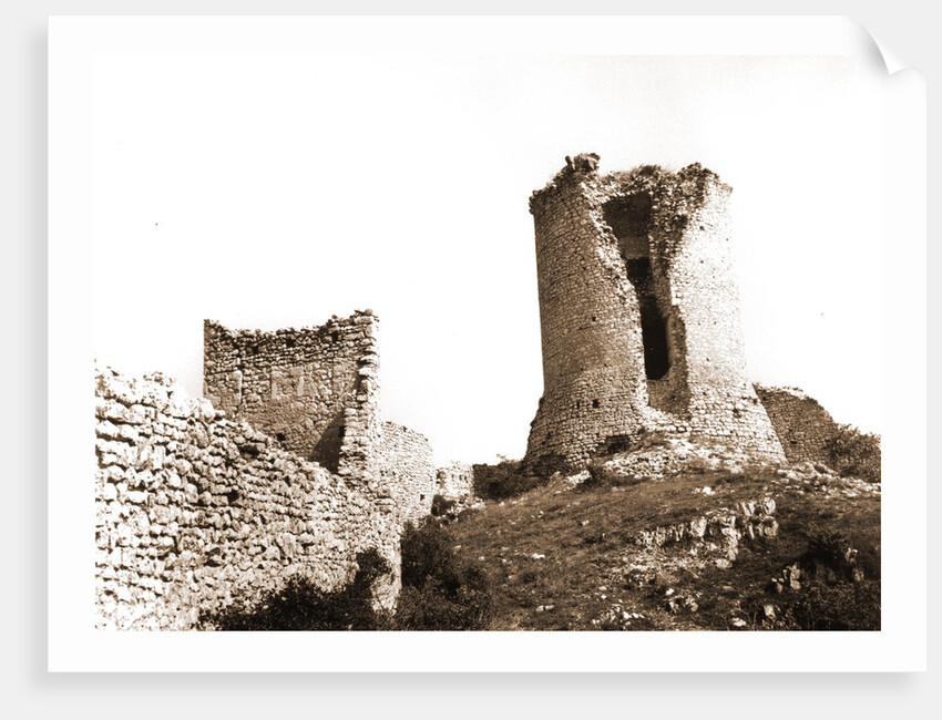 Castle, Bominaco, L'Aquila, Abruzzo by Anonymous