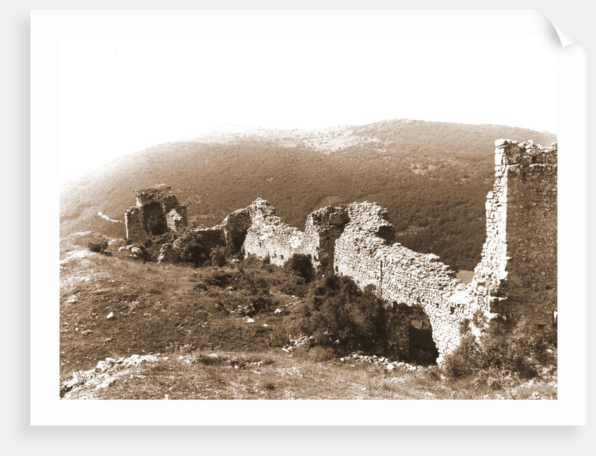 Castle, Bominaco, L'Aquila, Abruzzo by Anonymous