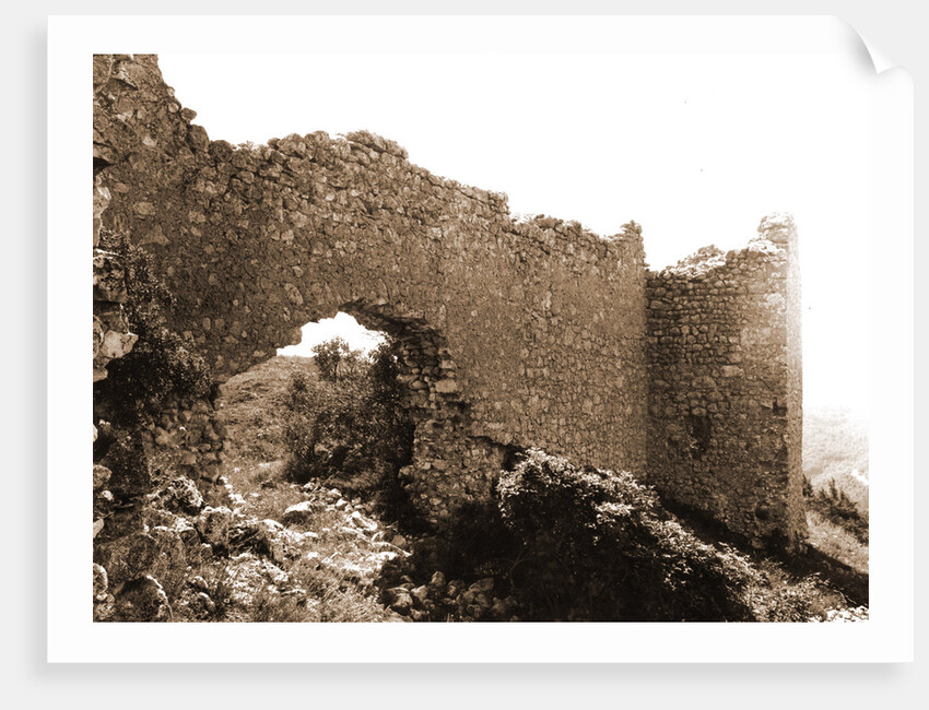 Castle, Bominaco, L'Aquila, Abruzzo by Anonymous