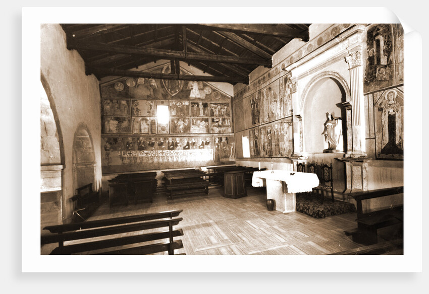 Abbey church, S. Lucia, Rocca di Cambio, Aquila, Abruzzo by Anonymous