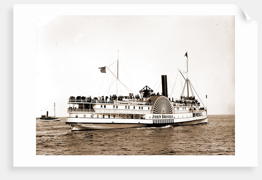 John Brooks (Side wheeler), 1890 by Anonymous