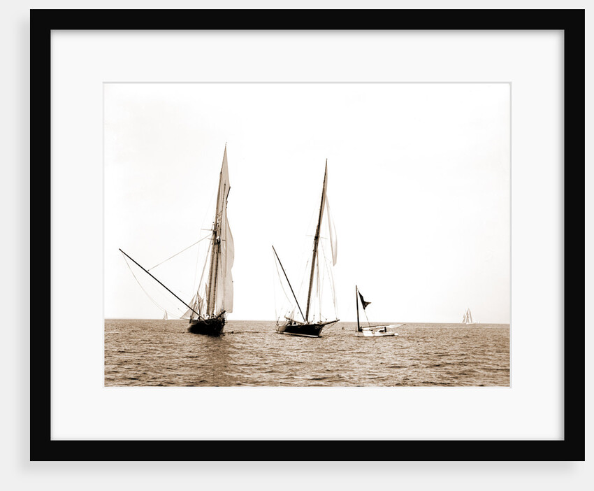 Gracie and Volunteer foul, Gracie (Yacht) by Anonymous