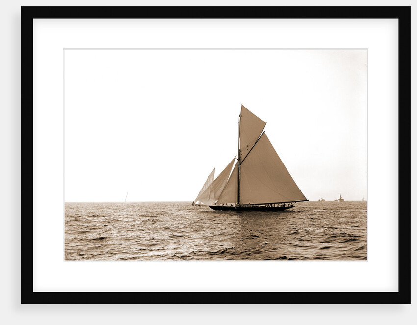Valkyrie rounding outer mark, Valkyrie II (Yacht) by Anonymous