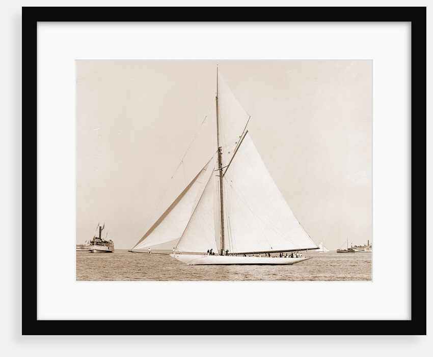 Vigilant before the start, Vigilant (Yacht) by Anonymous