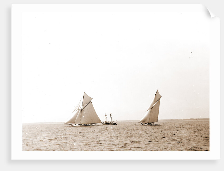 Start, The, Defender (Yacht) by Anonymous