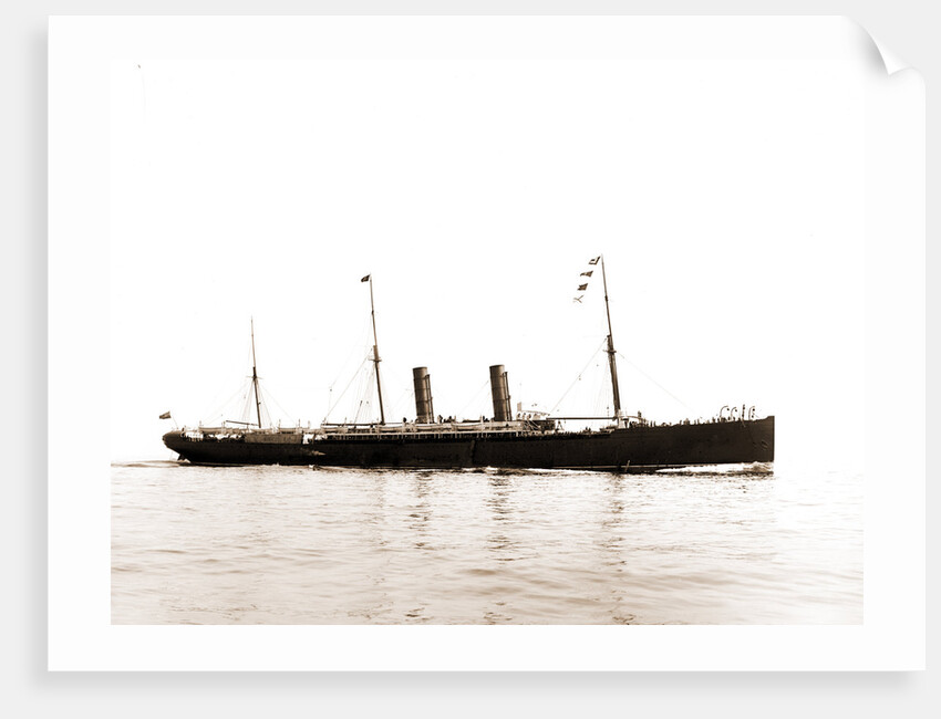 Steamer Servia, Cunard Line, Servia (Ocean liner), 1899 by Anonymous