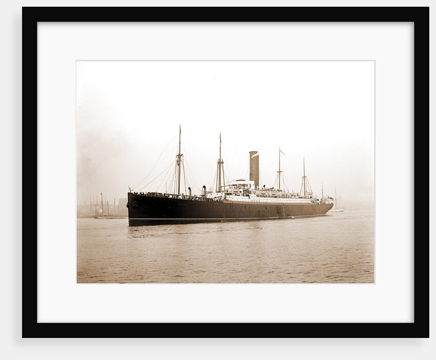 Saxonia, Cunard Line, Saxonia (Steamship), 1900 by Anonymous