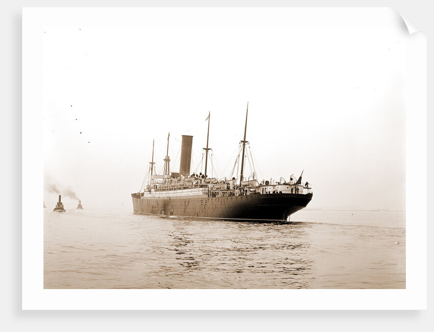 Saxonia, Cunard Line, Saxonia (Steamship), 1880 by Anonymous