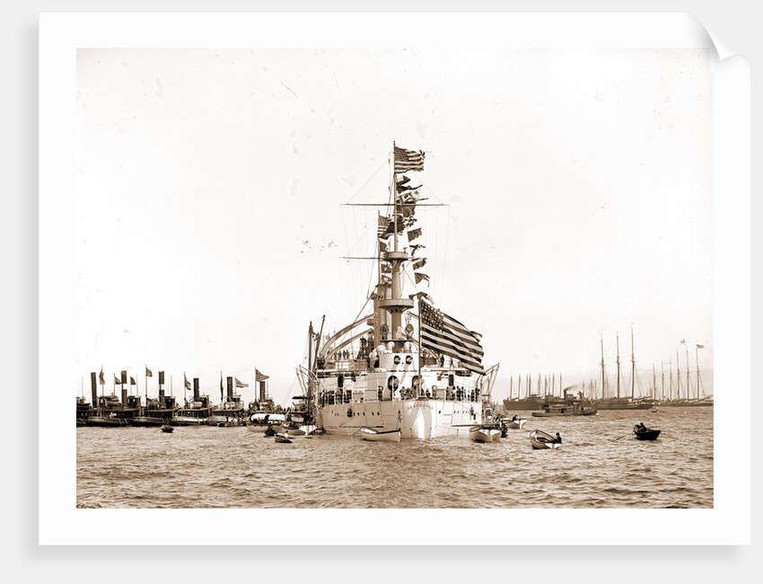 U.S.S. Kearsarge, Kearsarge (Battleship), 1898 by Anonymous