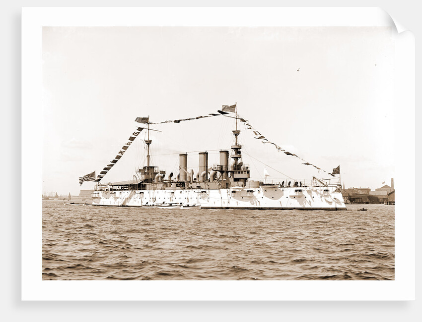 U.S.S. New York, New York (Cruiser), 1893 by Anonymous