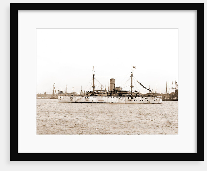 U.S.S. Texas, Texas (Battleship), 1895 by Anonymous