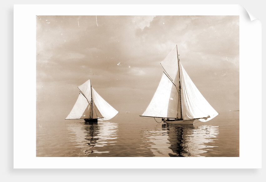 A drifting match, Rosalind and Beetle by Henry Greenwood Peabody