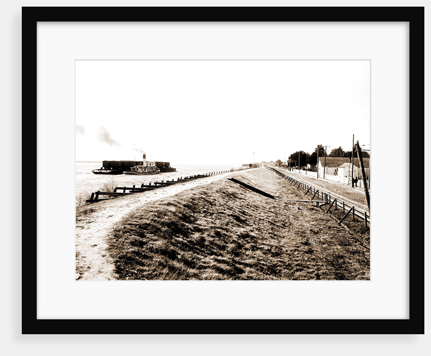 Chalmette, a section of the levee by Anonymous