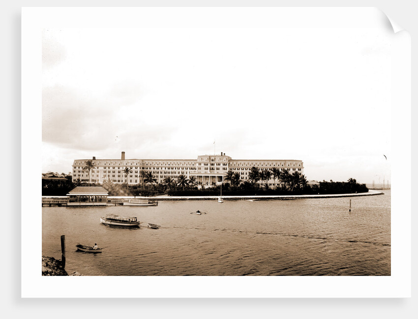 Hotel Royal Palm from the bay, Miami by Anonymous