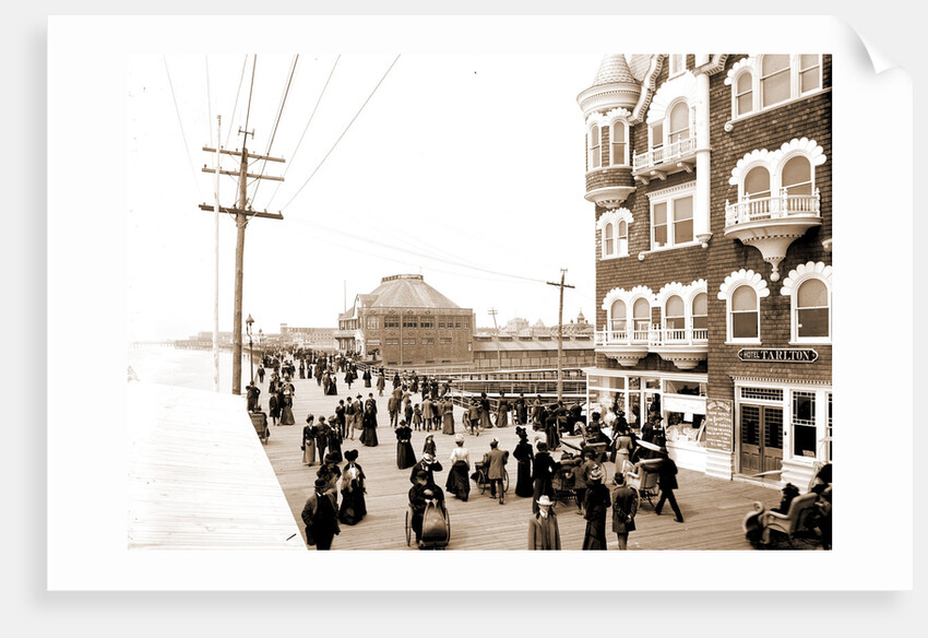 Board walk near the casino, Atlantic City by Anonymous