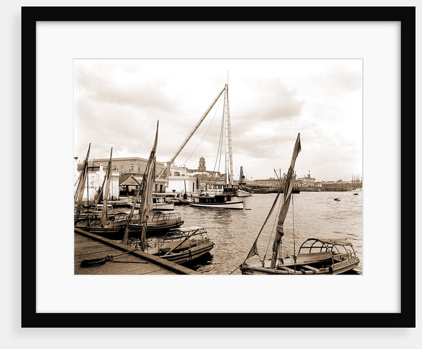The Machine Wharf (Government Wharf), 1900 by Anonymous