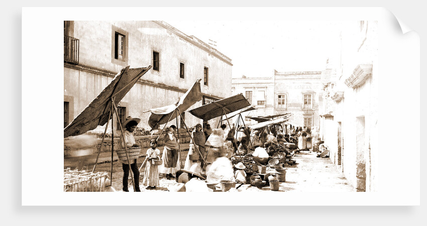 Mexico street market, Jackson by Anonymous