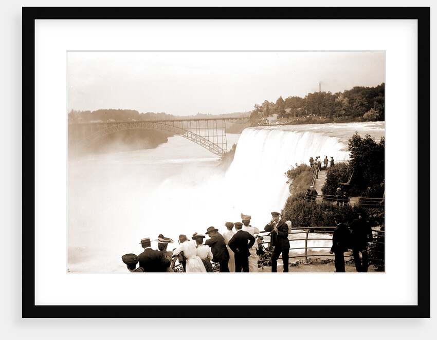 American Falls from Goat Island, Waterfalls by Anonymous