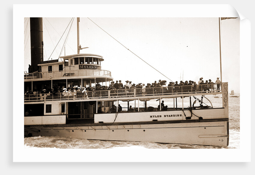 Str. Myles Standish, Myles Standish (Side wheeler) by Anonymous