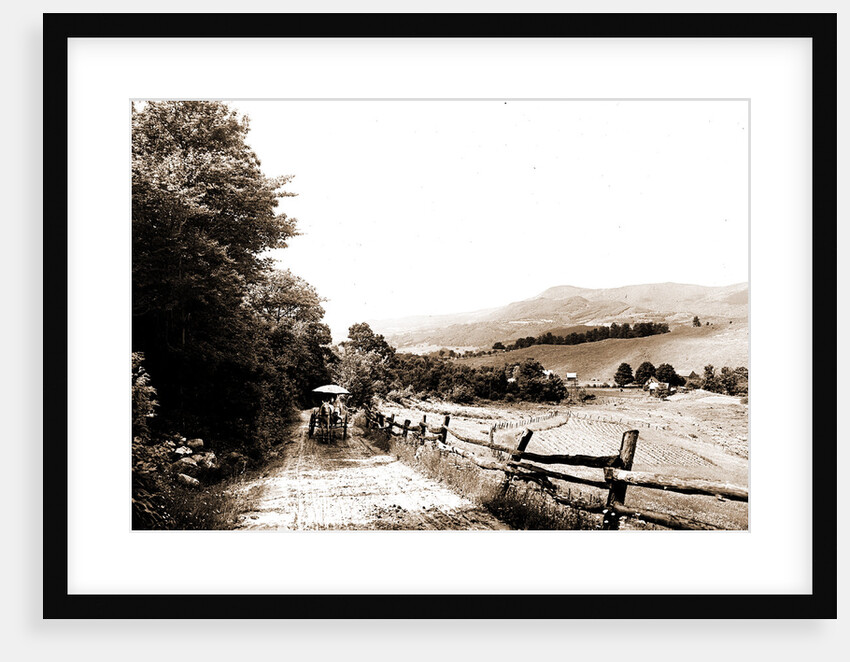 Mountain road in the Berkshires, Roads by Anonymous