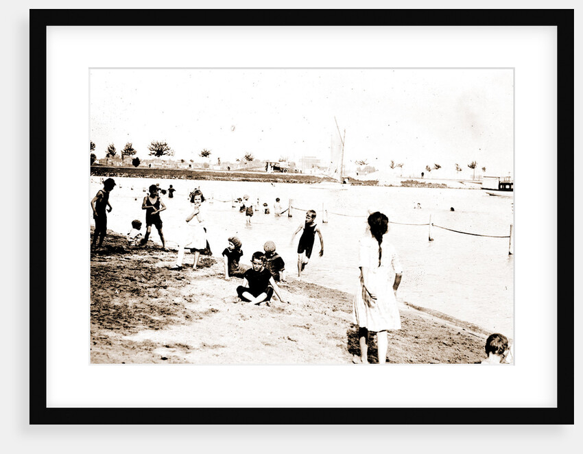 Beach & river front, Detroit by Anonymous