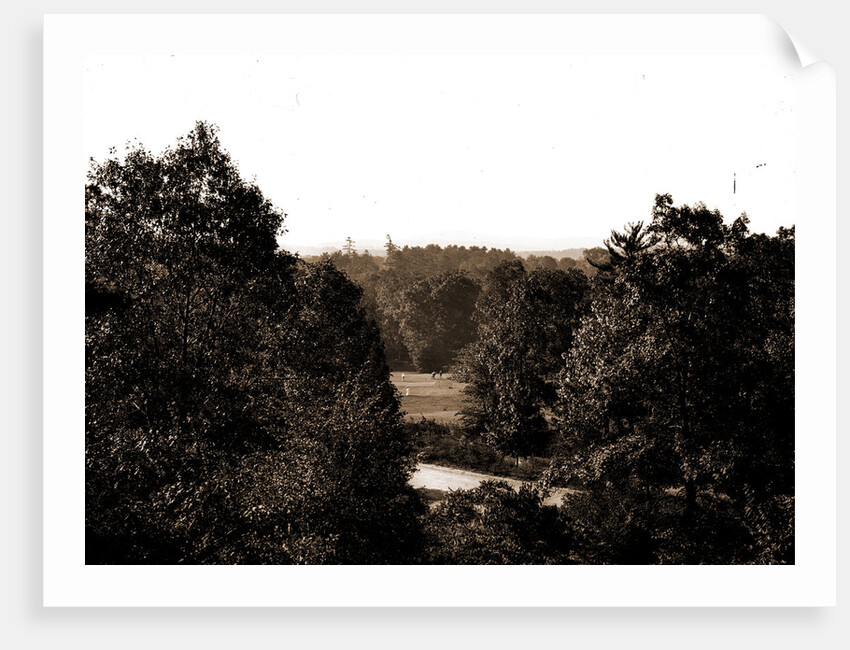 Golf course in the mountains, possibly a New York resort by Anonymous