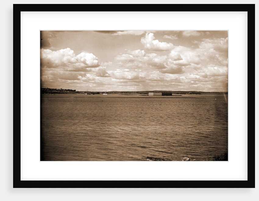 Fort Gorges in harbor, Portland by Anonymous