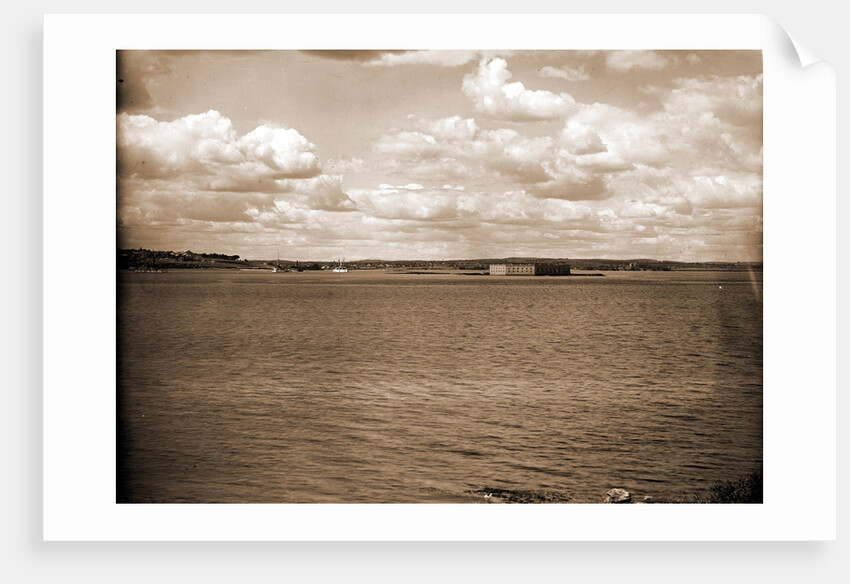 Fort Gorges in harbor, Portland by Anonymous