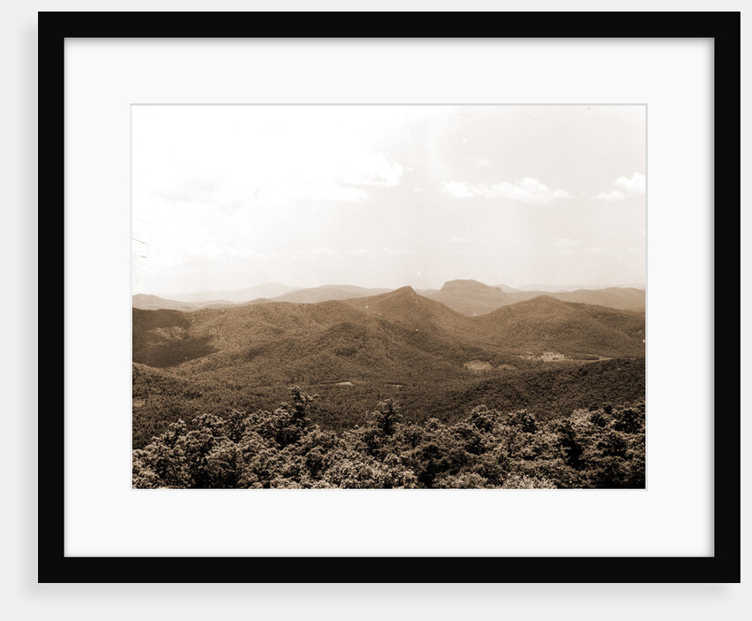 Blue Ridge from Mt. Toxaway, Sapphire by Anonymous