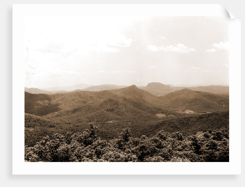 Blue Ridge from Mt. Toxaway, Sapphire by Anonymous