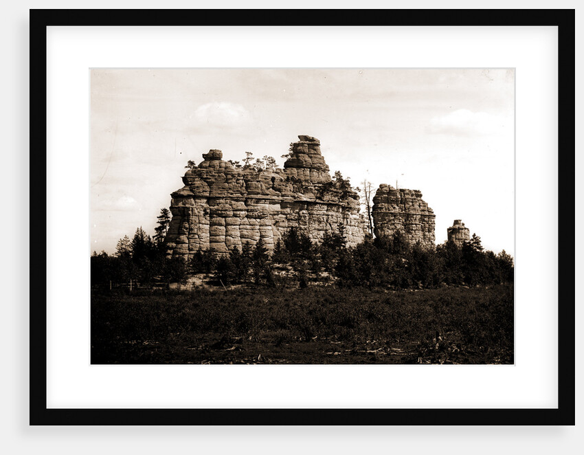 Castle rocks, Camp Douglass sic by Anonymous