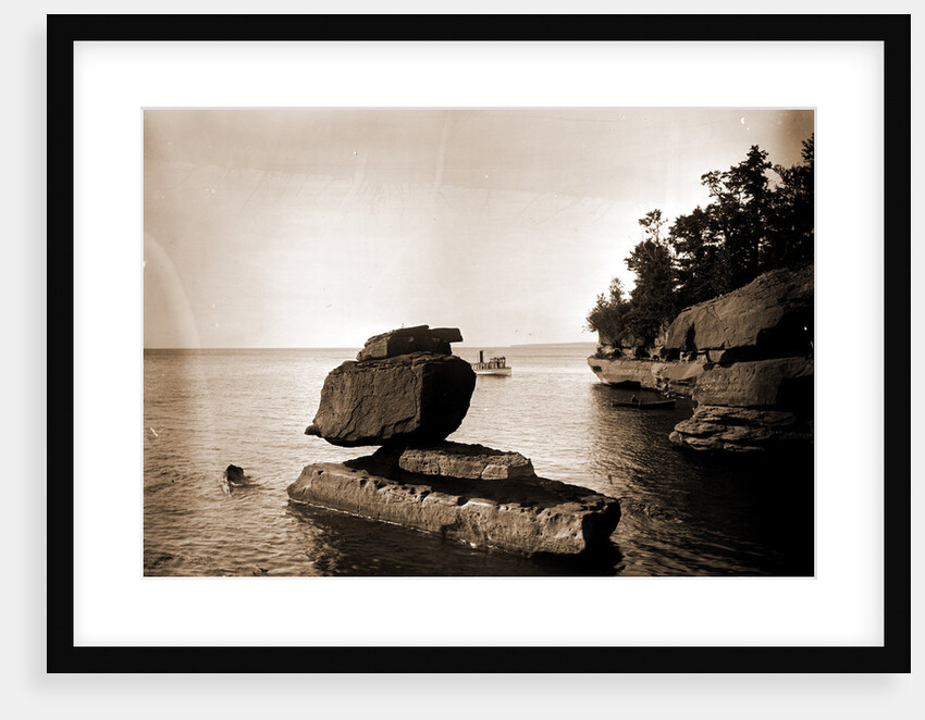 Rock in Apostle Islands, Lake Superior by Anonymous