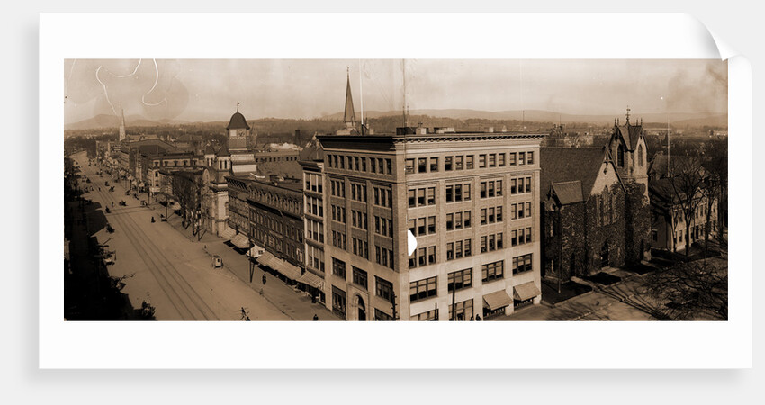 North Street from the park, Pittsfield by Anonymous