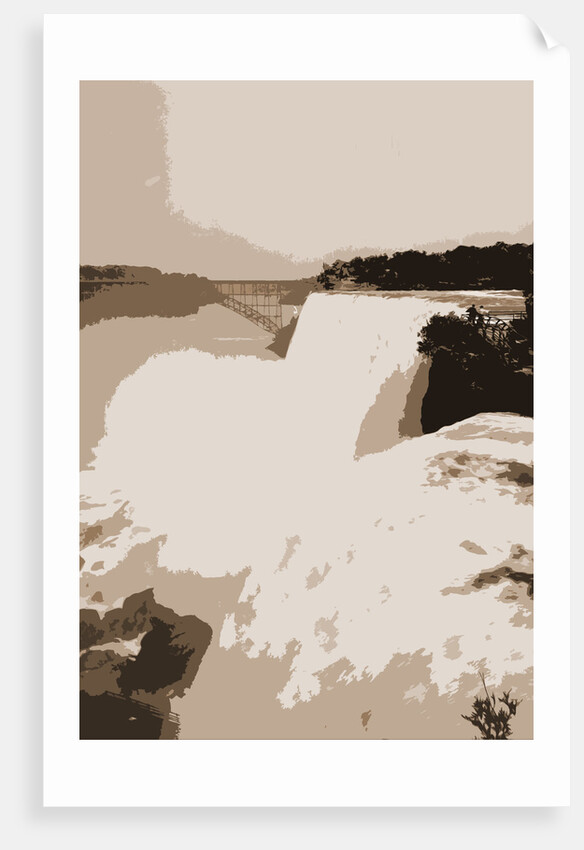 American Falls from Goat Island, Niagara by Anonymous