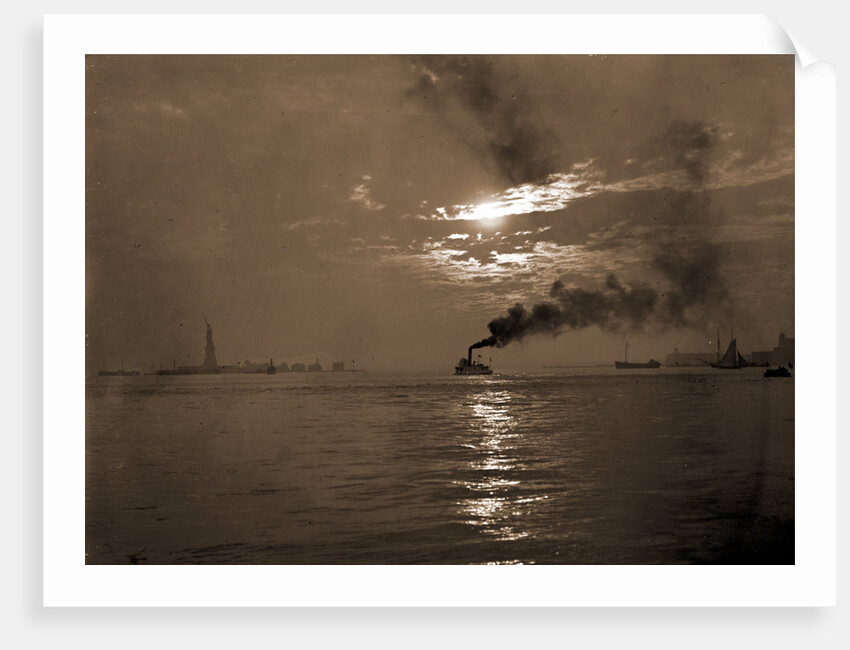 Sunset from the Battery, New York by Anonymous