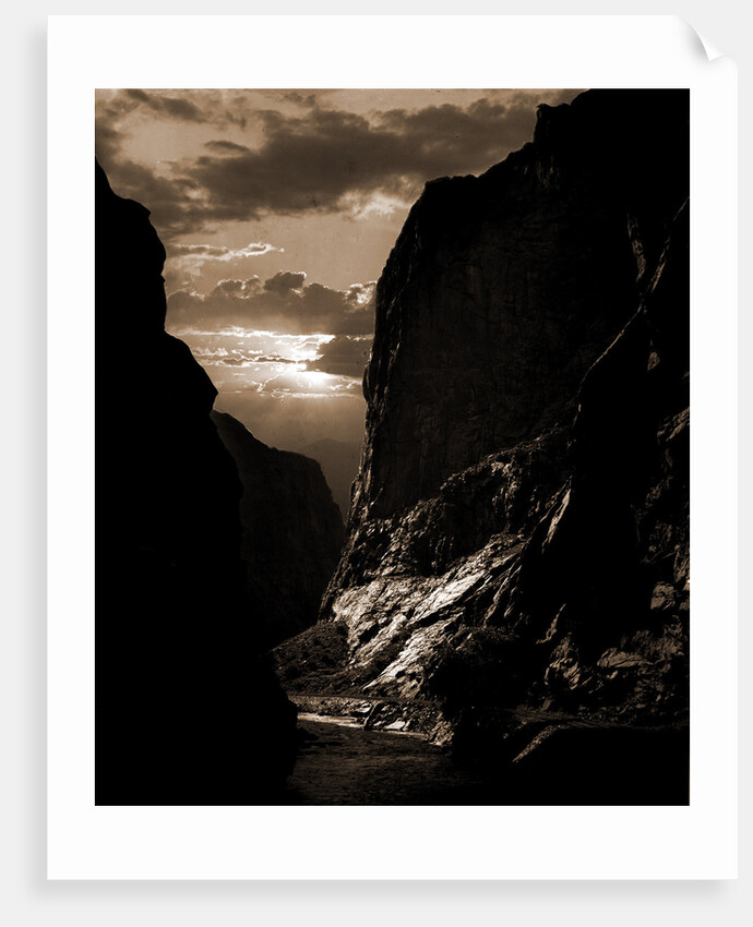 Sunset in the Royal Gorge, Col by Anonymous