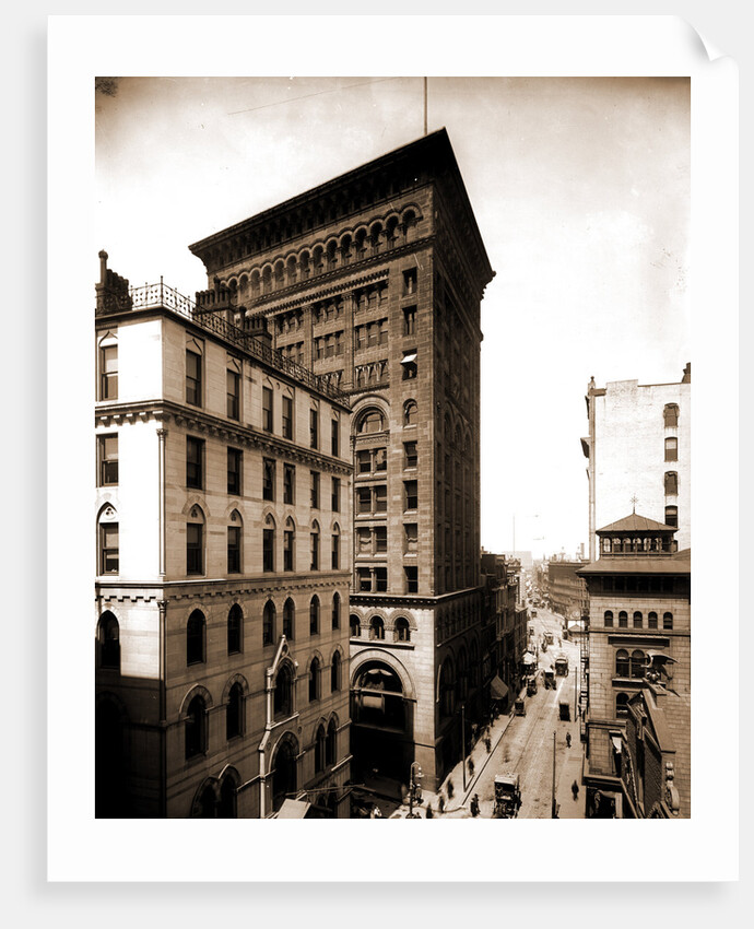 Ames Building and Washington Street, Boston by Anonymous