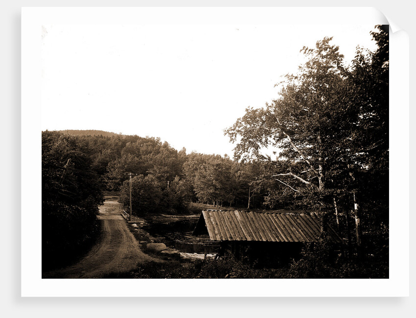 A Catskill Mountain toll gate, Toll roads by Anonymous