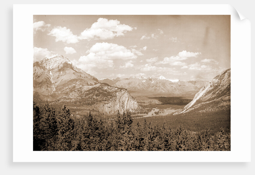 Down Bow Valley from Upper Spring, Banff by Anonymous