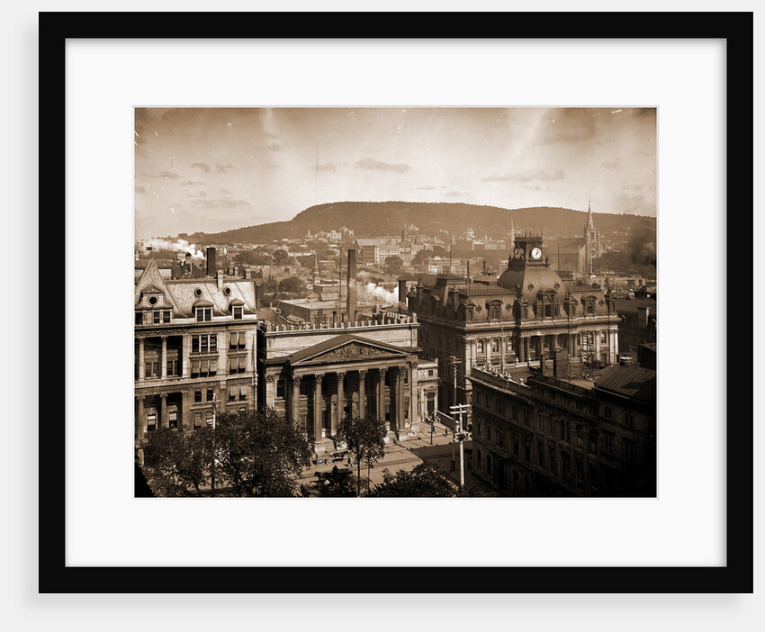 Montreal from the Church of Notre Dame, Plazas by Anonymous