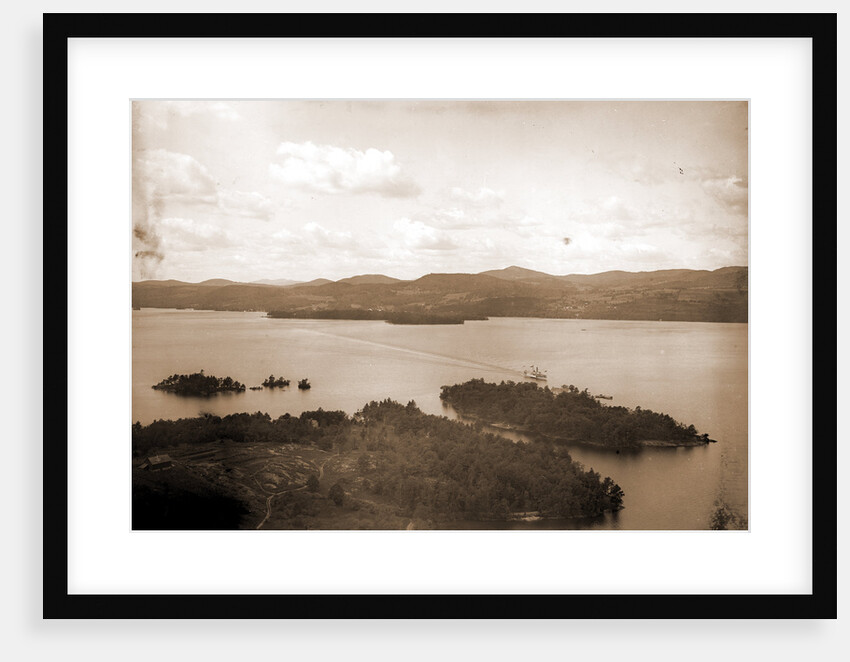 West from Shelving Rock, Lake George by Anonymous