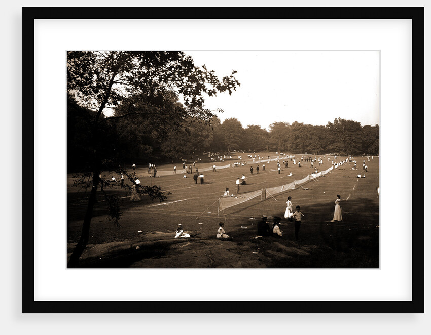 The Tennis courts, Central Park by Anonymous