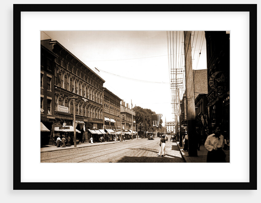 Congress Street toward Monument Square, Portland by Anonymous