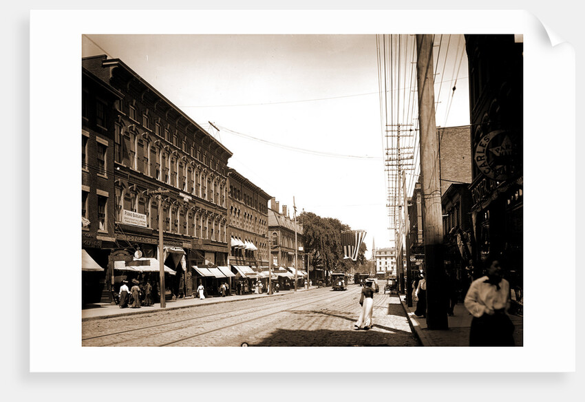 Congress Street toward Monument Square, Portland by Anonymous