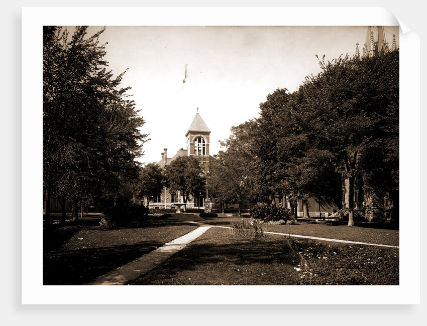 Court House and park, Plattsburgh by Anonymous