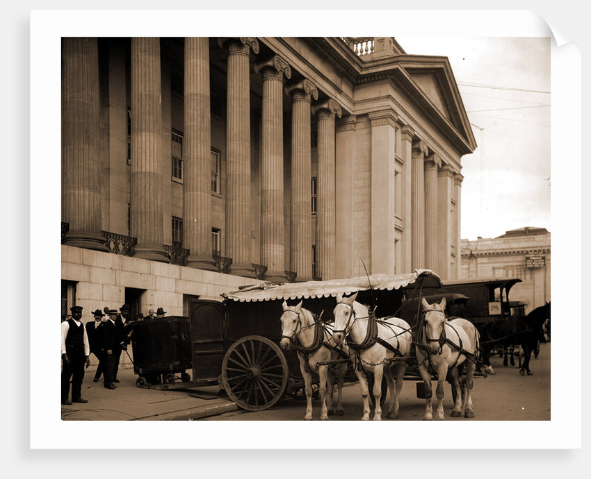 U.S. Treasury currency wagon, Washington by Anonymous