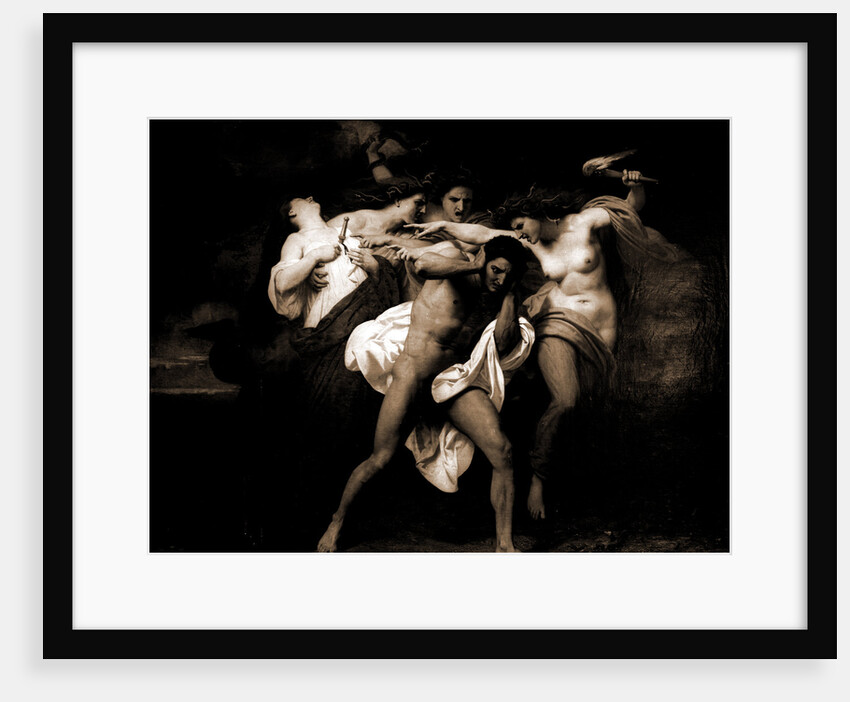 Orestes pursued by the Furies, 1862 by William Adolphe Bouguereau