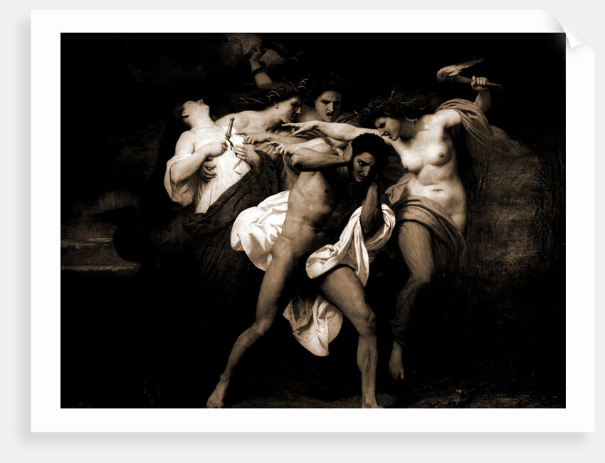 Orestes pursued by the Furies, 1862 by William Adolphe Bouguereau