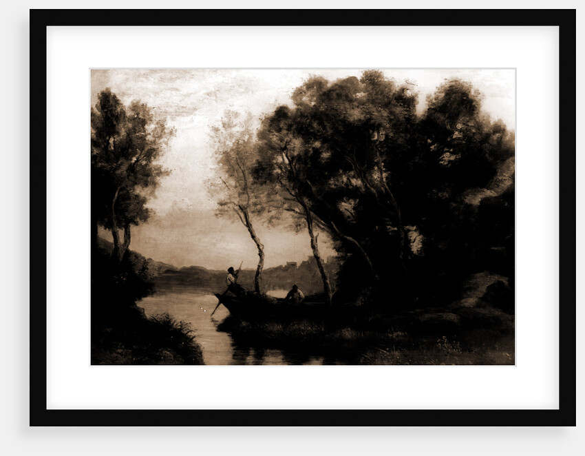 Just before sunrise by Jean-Baptiste-Camille Corot