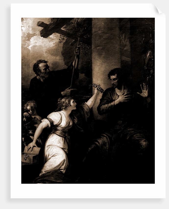 The hero returned by Benjamin West